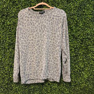 Gray spotted sweater